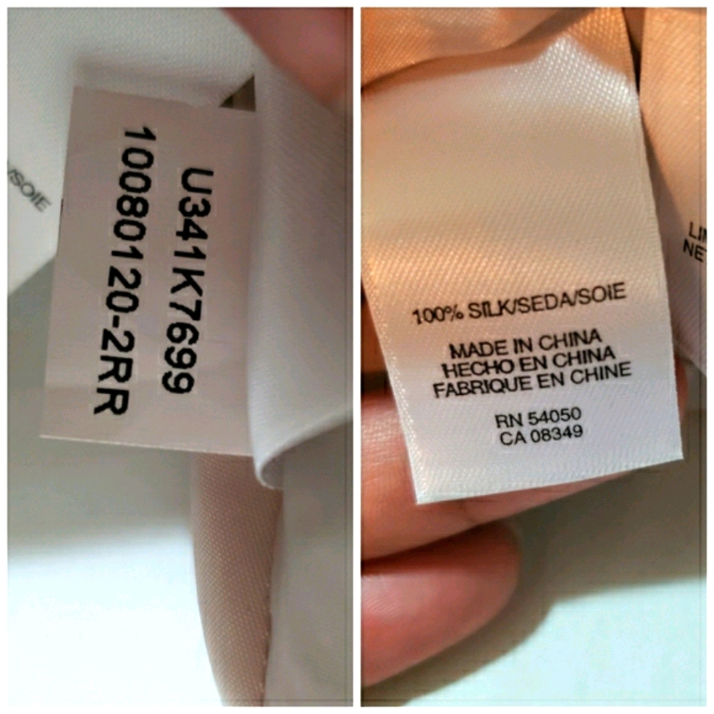 Jones New York Dress floral, 100% Silk - Picture 14 of 16